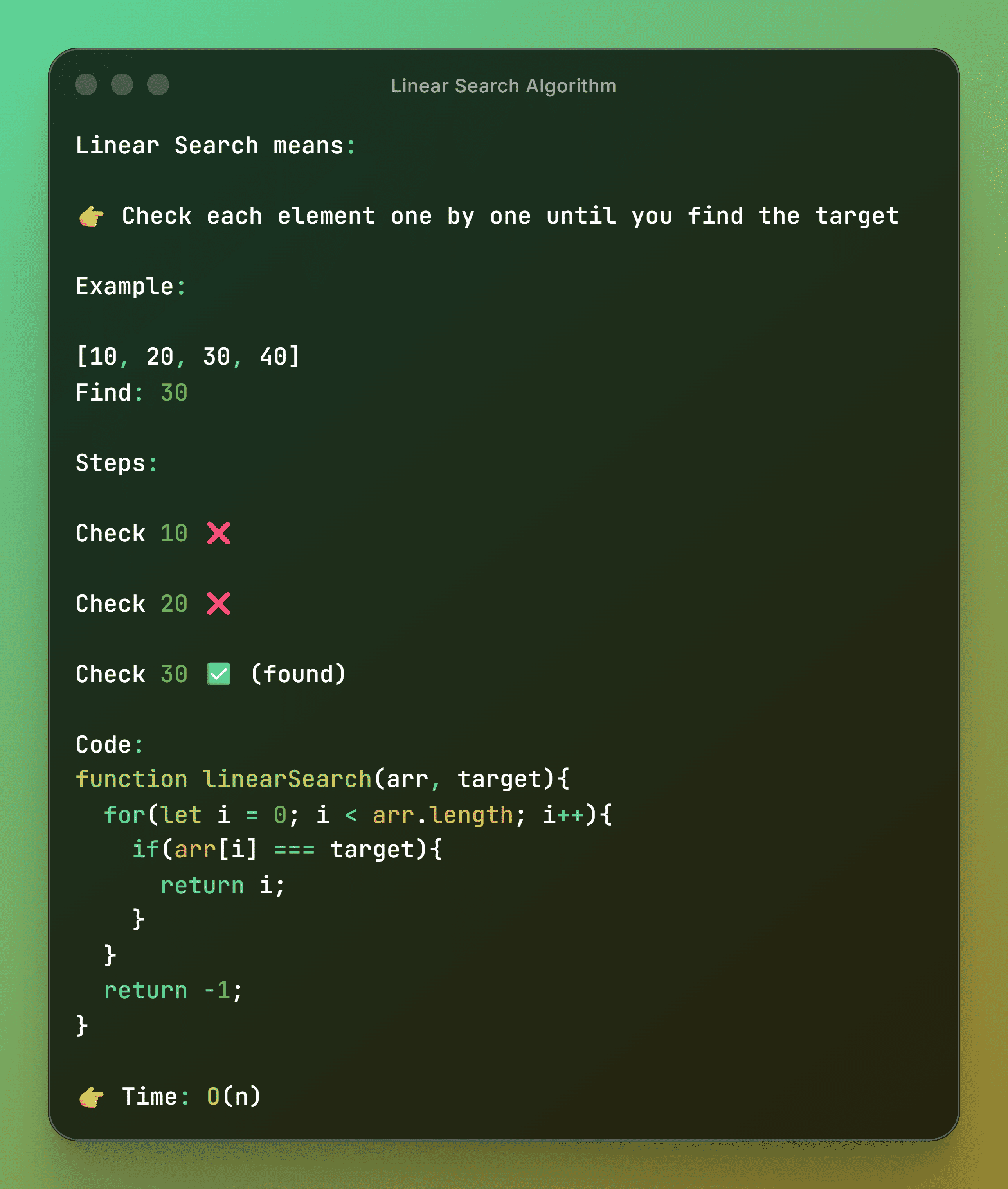 Linear Search